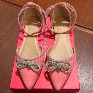 Shoedazzle Pink Flats Size 10